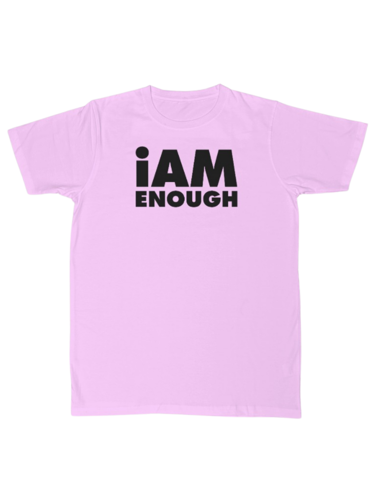 Clearance Tee – Only 1 Left (Size: 2XL) Light Pink - I AM Enough - FINAL SALE