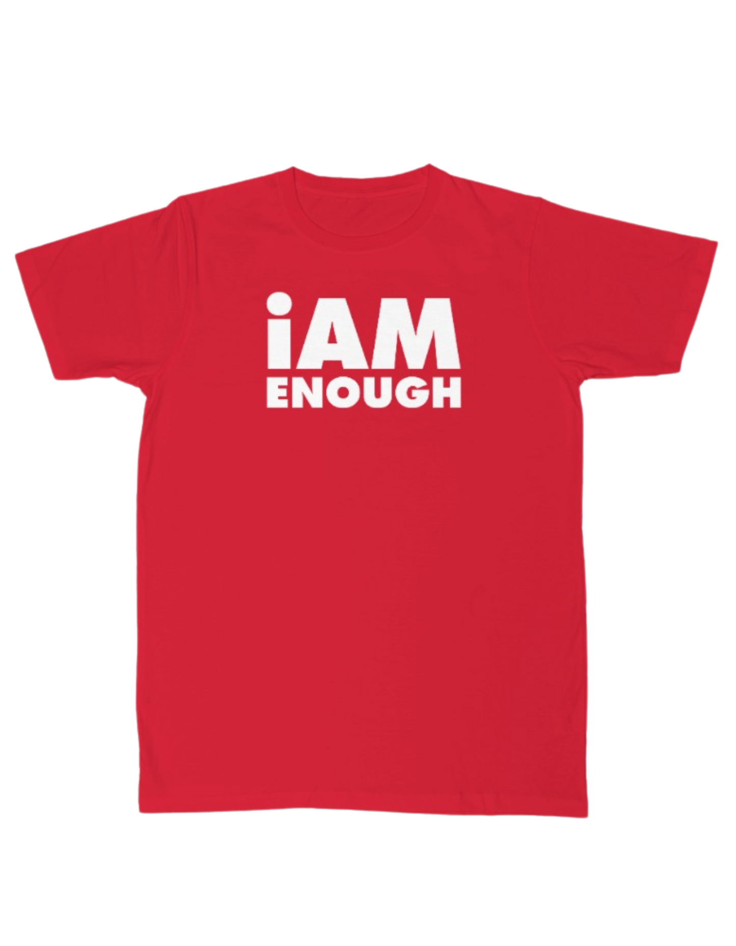 Clearance Tee – Only 1 Left (Size: 2XL) - Red - I AM Enough - FINAL SALE