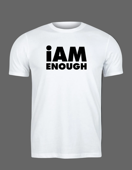Clearance Tee – Only 1 Left (Size: M) - White - I AM Enough - FINAL SALE