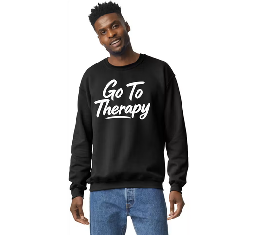 Go To Therapy Crewneck Sweatshirt | You Are Enough by Kevin