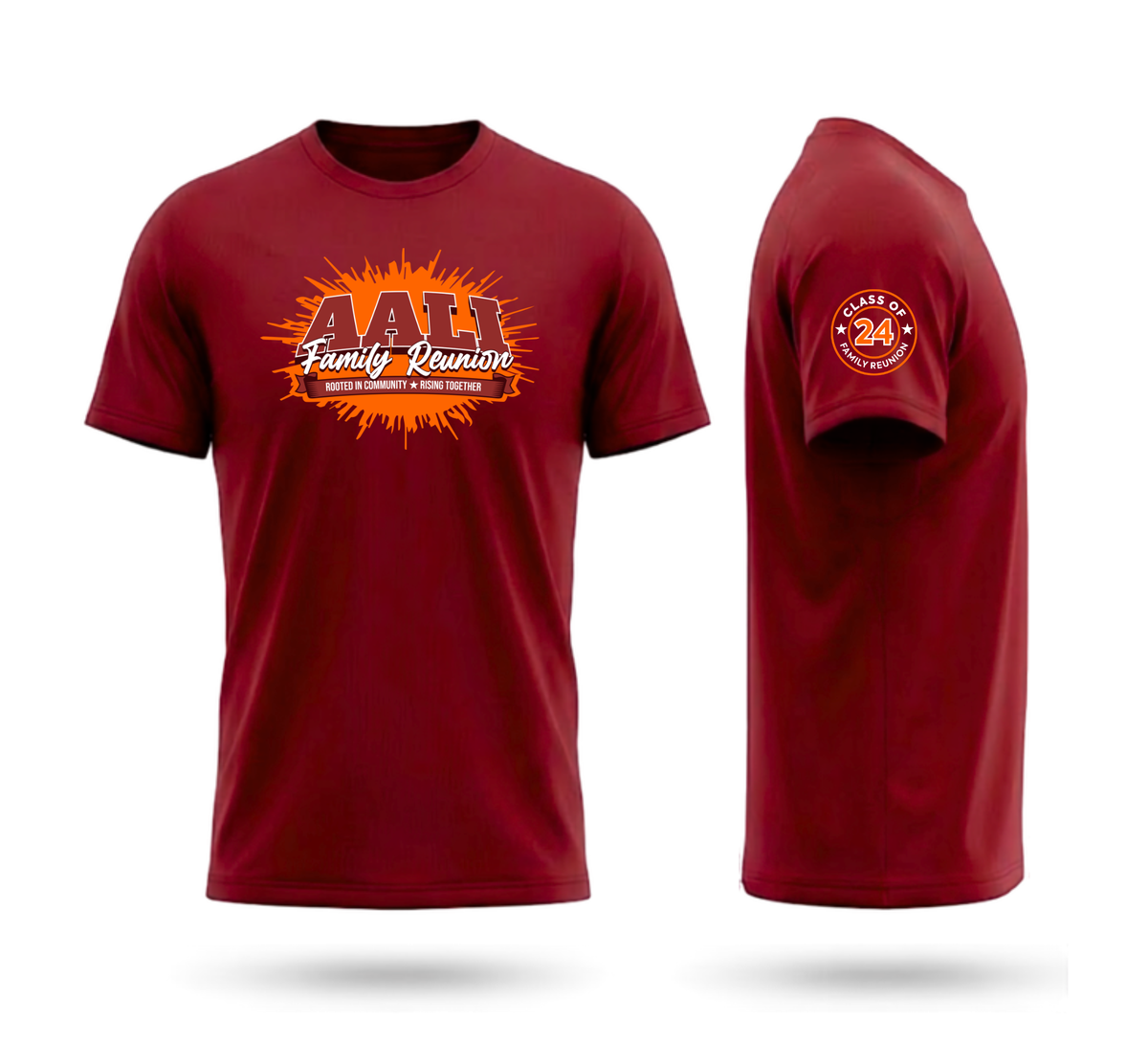 AALI Family Reunion Cohort & Staff Shirt – Maroon