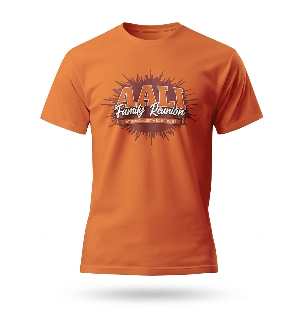 AALI Family Reunion Guest Shirt - Orange