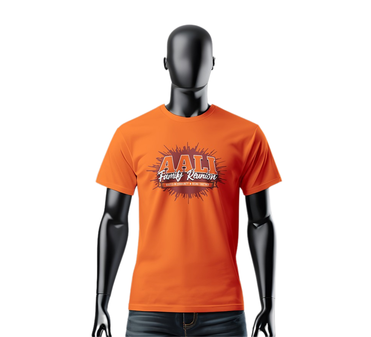AALI Family Reunion Guest Shirt - Orange