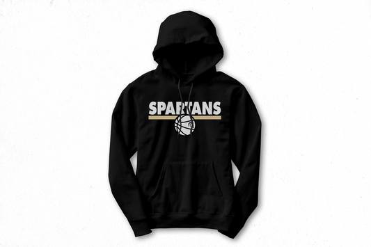 Spartan Basketball Bar Hoodie